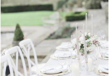 White table decor