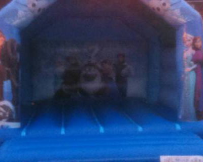 Frozen bouncy castle