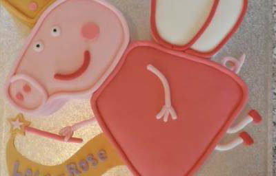 Peppa Pig Fairy Novelty Birthday Cake