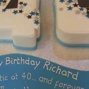 40th Celebration Number Cakes