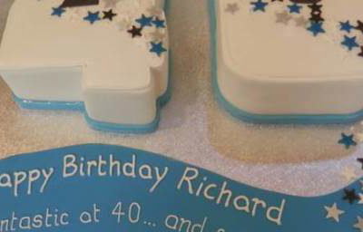 40th Celebration Number Cakes