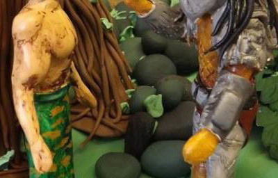 Polymer Clay Predator Themed Figures