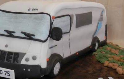 Hymer Motorhome Novelty Cake