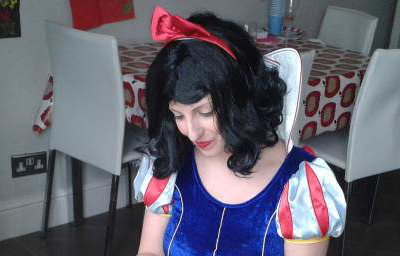 Snow White Face Painting