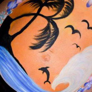 Prenatal Bump Painting