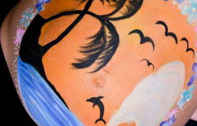 Prenatal Bump Painting