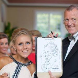 Caricaturist Luke Warm
