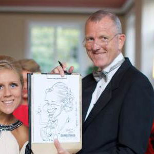 Caricaturist Luke Warm
