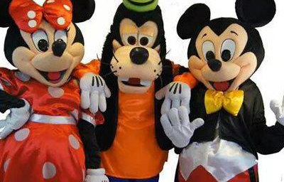 Mickey, Minnie and Goofy