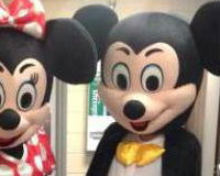 Mickey and Minnie Mouse Mascots