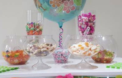 Sweet cart for childrens parties 