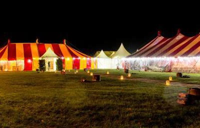 colourful marquee hire