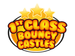 1st Class Bouncy Castles logo
