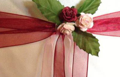 Delicate Sash and Flower