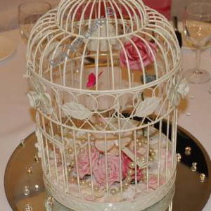 Beautiful Birdcage Centrepiece