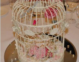 Beautiful Birdcage Centrepiece