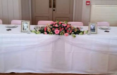 Top table swagging hire in Hertfordshire, Bedfordshire, Essex & surrounding areas.