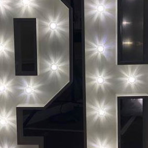 4ft Light Up Letter hire in Hertfordshire, Bedfordshire, Essex & surrounding areas. 