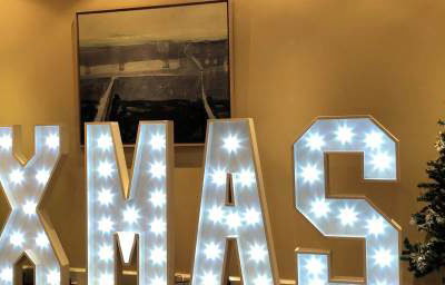 4ft Light Up Letter hire in Hertfordshire, Bedfordshire, Essex & surrounding areas. 