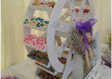 Sweet ferris wheel hire in Hertfordshire, Bedfordshire, Essex & surrounding areas. 