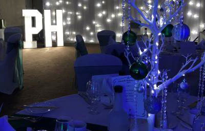 Winter Wonderland venue styling in Hertfordshire, Bedfordshire, Essex & surrounding areas. Perfect for birthdays or corporate events