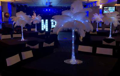 Gatsby themed venue styling available in Hertfordshire, Bedfordshire, Essex & surrounding areas