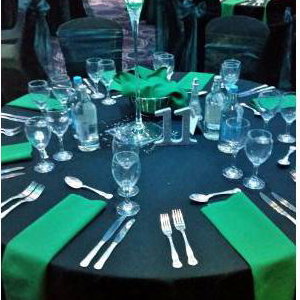 Table decor hire in Hertfordshire, Bedfordshire, Essex & surrounding areas. 