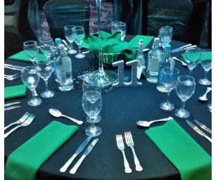Table decor hire in Hertfordshire, Bedfordshire, Essex & surrounding areas. 