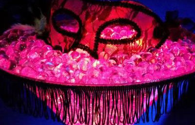 Masquerade Themed Centrepieces in Hertfordshire, Bedfordshire, Essex & surrounding areas. Perfect for weddings, birthdays & corporate events