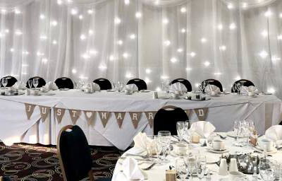 Starlight backdrop hire in Hertfordshire, Bedfordshire, Essex & surrounding areas. Perfect for weddings, birthdays or corporate events