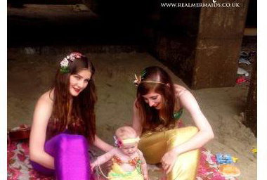 Meeting an Adorable Little Mermaid!