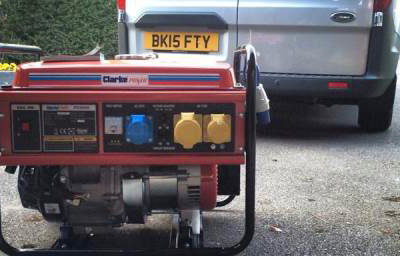 Generator Available Because if the Power Goes Down the Party Doesent Have To! 