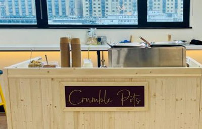 New Crumble Bar Hire  Mobile Desserts from Love Candy Floss 
