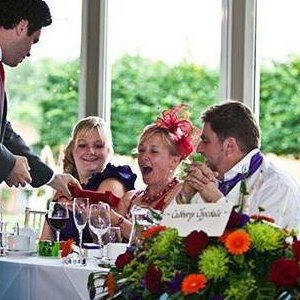 At the Top Table.