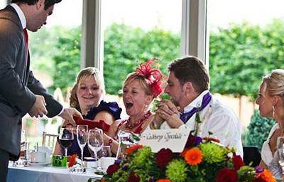 At the Top Table.