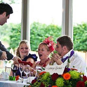 At the Top Table.