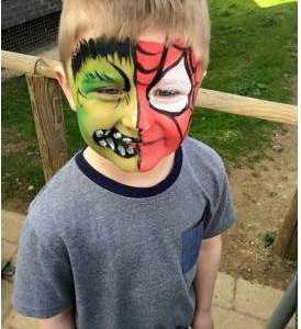 Half Hulk Half Spider-Man 