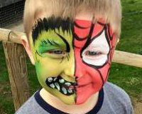 Half Hulk Half Spider-Man 