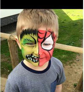 Half Hulk Half Spider-Man 
