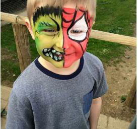 Half Hulk Half Spider-Man