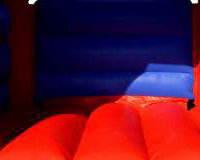 Pirate Bouncy Castle Hire - Red & Blue 11ft x 15ft Bouncy Castle