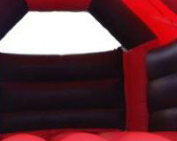 Pirate Bouncy Castle Hire - Red & Black 11ft x 15ft Bouncy Castle