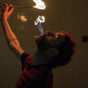 Fire Eat @ Theatre Delicatessen. Photo Credit Kevin Pawsey