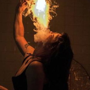Vaping Fire Eat @ Theatre Delicatessen. Photo Credit Tim Dennell
