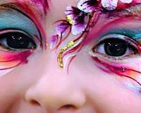 Butterfly face paint by Glitter-Arty Face painting
