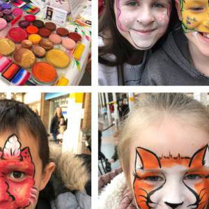 Izzy Face painting pics