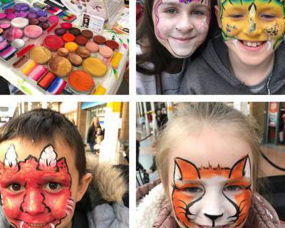 Izzy Face painting pics