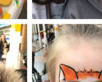 Izzy Face painting pics