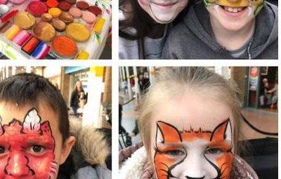 Izzy Face painting pics