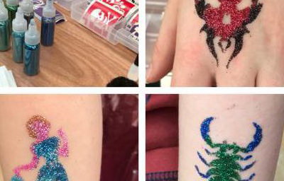 Izzy Glitter tattoo pics